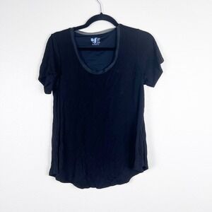 Shebird Women's Short Sleeve Tee Shirt Black